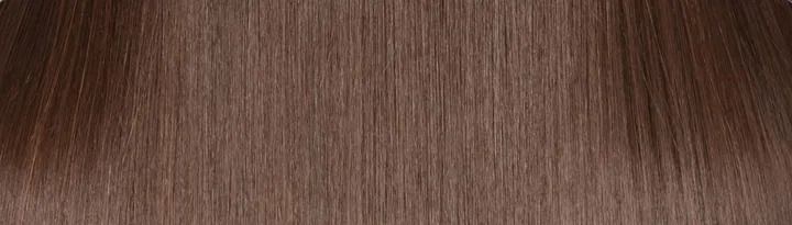 Straight brown hair, close up