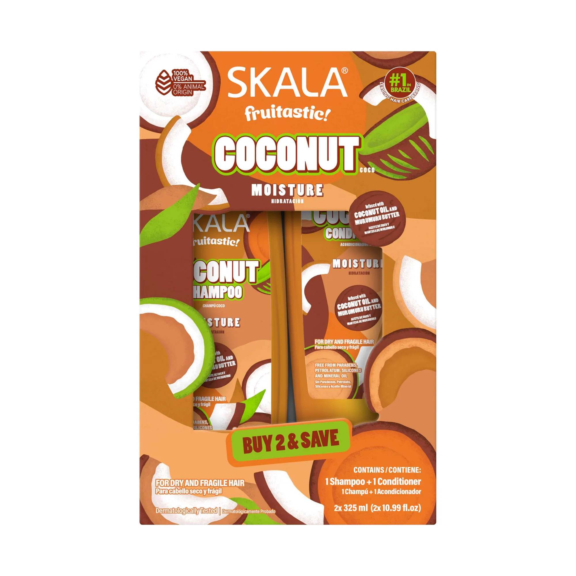 Skala Fruitastic Coconut Shampoo and Conditioner Kit